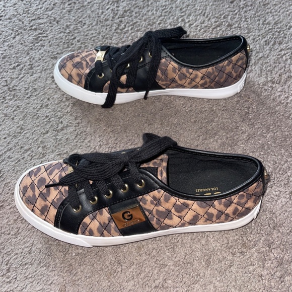 GBG G by Guess Los Angeles Leopard Sneakers - Picture 1 of 7